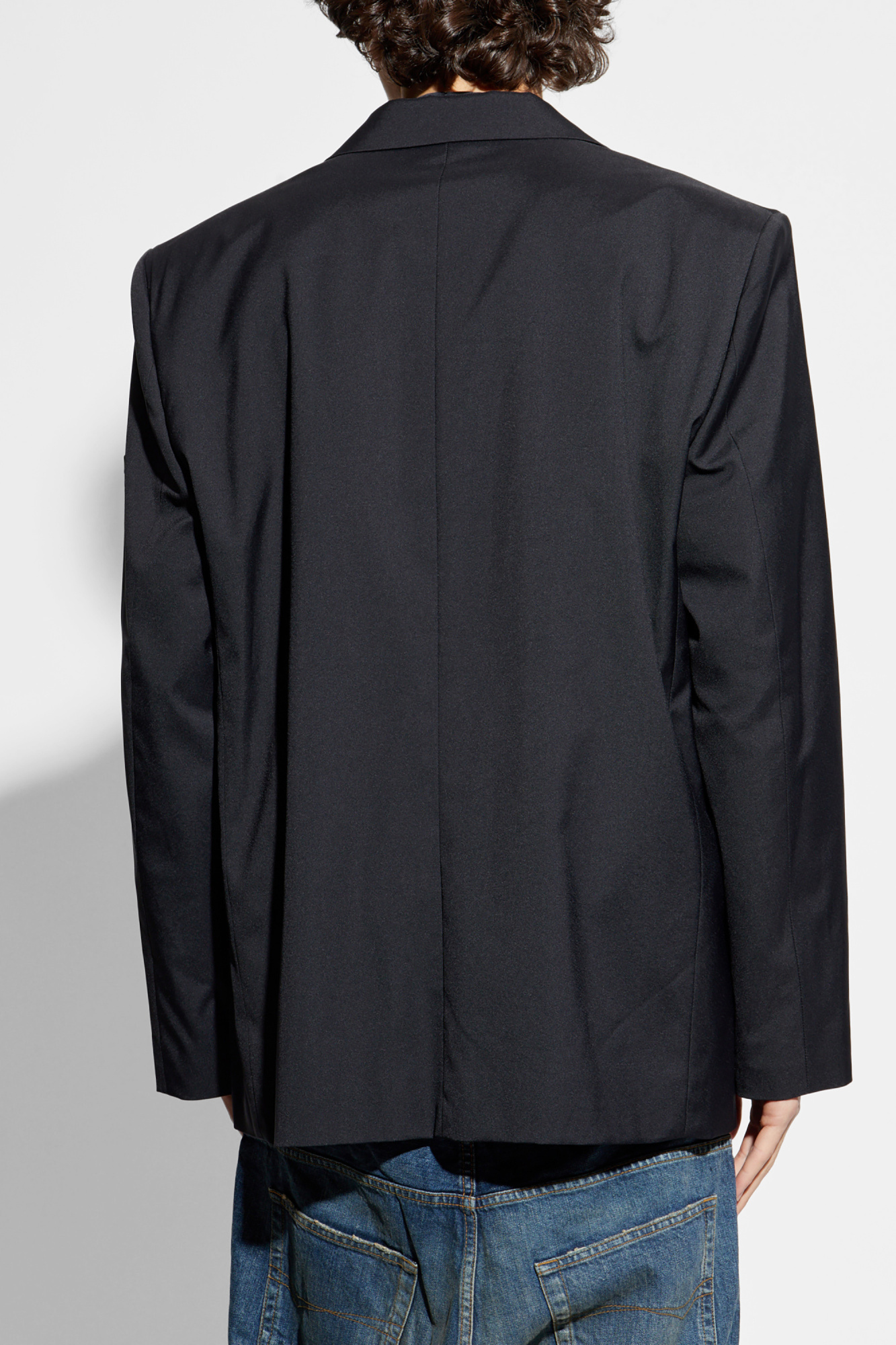 Black Blazer with logo Balenciaga - Vitkac AS